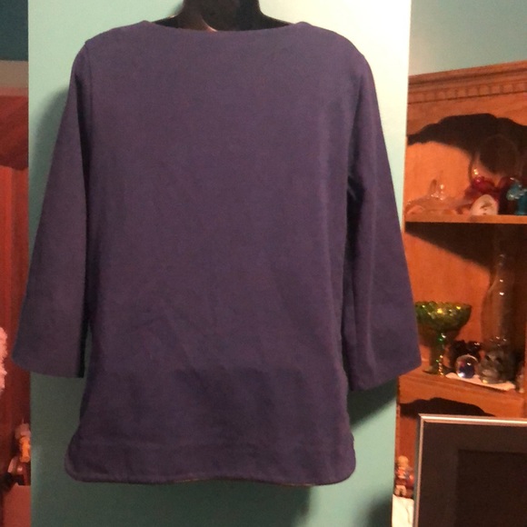 Tommy Hilfiger top. Ladies Medium in a blue/purple color. - Picture 5 of 7